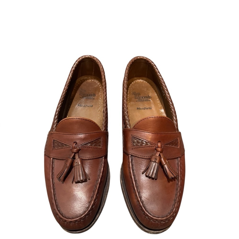 Allen Edmonds Brown Leather Tassel Loafers Men’s Size 9.5 | Dress Slip-On
